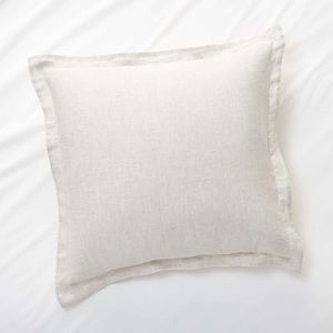 NWOT Crate&Barrel Natural Hemp Fiber Euro Sham
